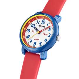 Calypso K5827/5 Kinderuhr Quarz Rot/Blau