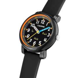 Calypso K5827/6 Kinder-Armbanduhr Quarz Schwarz/Orange