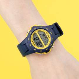 Calypso K5850/5 Digital Watch for Children and Teenagers Blue/Yellow 10 bar