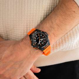 Calypso K5883/2 Men's Watch Quartz Orange/Black 10 bar