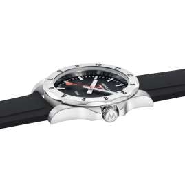Mondaine MSN.42120.RB Men's Wristwatch Numeri Quartz Black 42 mm