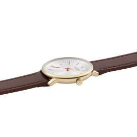 Mondaine MLE.33110.LGV Women's Quartz Watch Doppio Brown/Gold Tone 33 mm