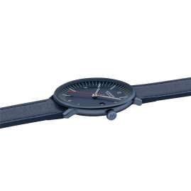 Mondaine MLE.41240.LDV Herrenuhr Quarz Doppio Blau 41 mm