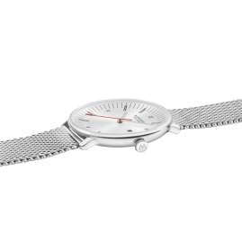 Mondaine MLE.41210.SM Herren-Quarzuhr Doppio mit Meshband