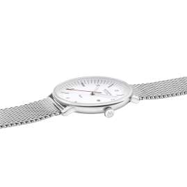 Mondaine MLE.41910.SM Unisex Wristwatch Doppio Solar Mesh 41 mm