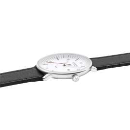 Mondaine MLE.41910.LBV Men's Watch Doppio Solar Black/White 41 mm