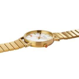 Mondaine A660.30314.16SBM Unisex Wristwatch Classic Gold Tone