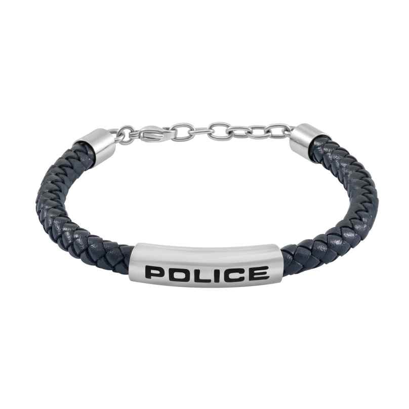 Police PEAGB0079601 Herren Leder-Armband Skyfall Dunkelblau 4894816171957