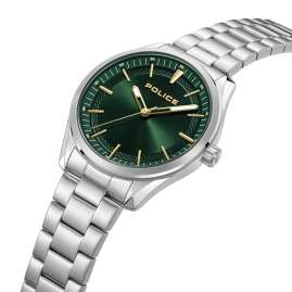 Police PEWGN0075401 Men's Watch Grille Stainless Steel/Green
