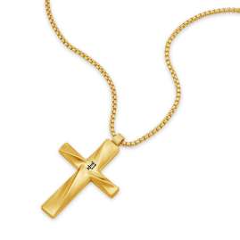 Police PEAGN0081705 Herren-Kette Contorto Goldfarben