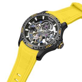 Police PEWGR0097805 Herrenuhr Automatik Spirit Gelb