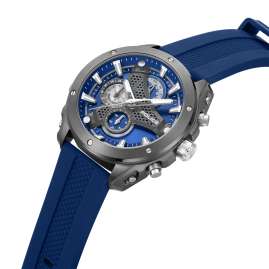 Police PEWGO0093002 Herrenuhr Quarz Chronograph Wyvern Blau