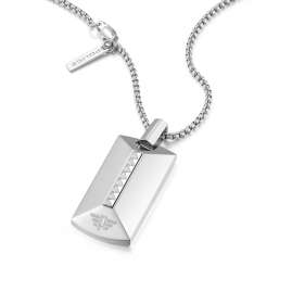Police PEAGN0001403 Men's Necklace Geometric Metal Stainless Steel