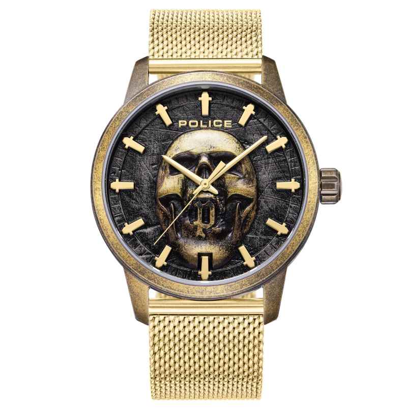 Police PEWJG0005504 Men's Watch Gold Tone 4894816091576