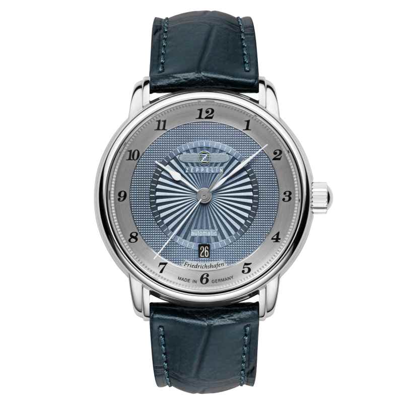 Zeppelin 8556-3 Herrenuhr Automatik Friedrichshafen Blau 4041338855630