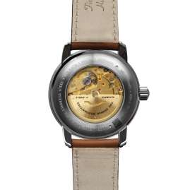 Zeppelin 9664-3 Men's Automatic Watch 100 Years Méditerranée Brown/Blue