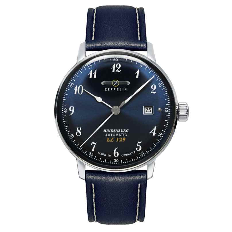 Zeppelin 8056-3 Automatik-Herrenuhr Hindenburg LZ129 Dunkelblau 4041338805635
