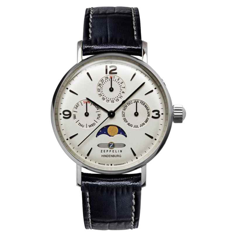 Zeppelin 8075-5 Damenuhr Quarz Hindenburg mit Mondphase 4041338807554