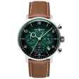 Zeppelin Orologio Da Uomo 8086-2_n - Cronografo Quarzo Con Cassa In Acciaio E Cinturino Rosso - 41mm - Impermeabile 5 ATM