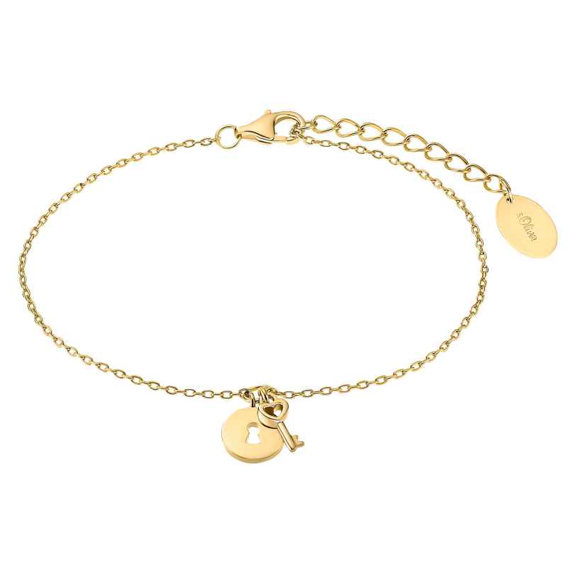 s.Oliver 2032566 Women's Bracelet Gold Plated Silver Key 4056867030083