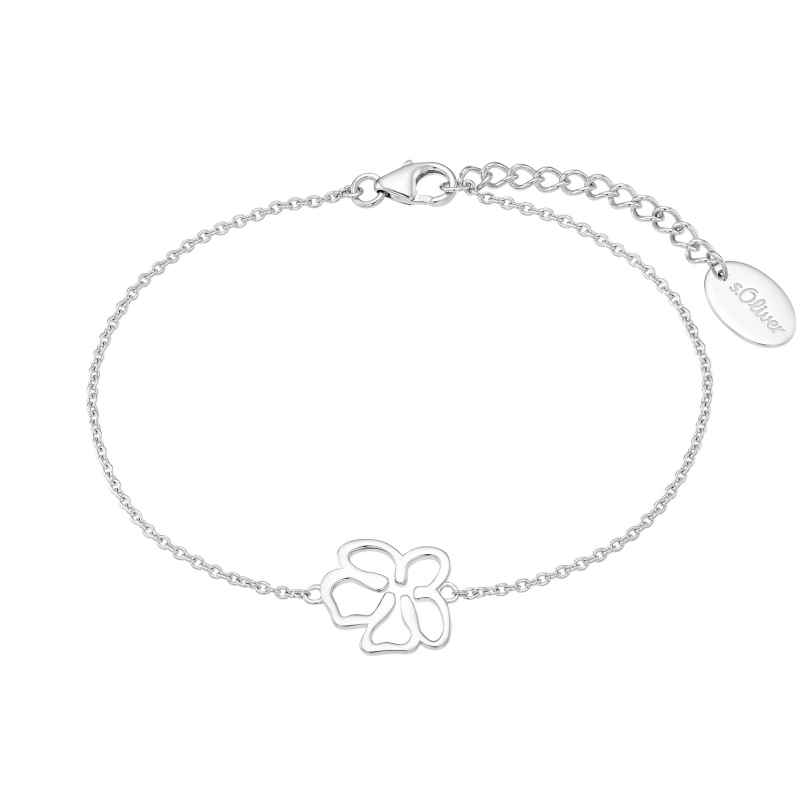 s.Oliver 2033878 Women's Bracelet Flower Silver 4056867037921