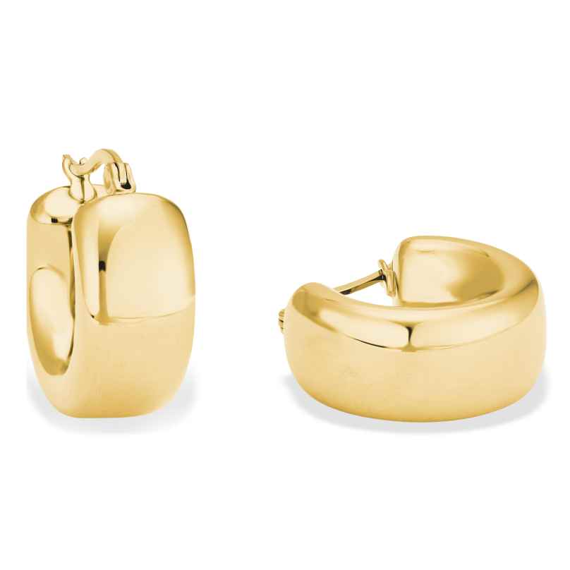 s.Oliver 2028470 Women's Hoop Earrings Gold Plated Steel 4056867023634