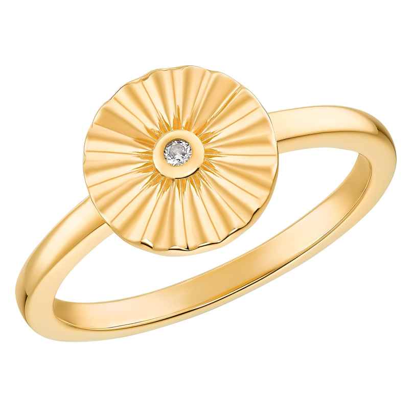 s.Oliver 2031430 Women's Ring Gold Plated Silver