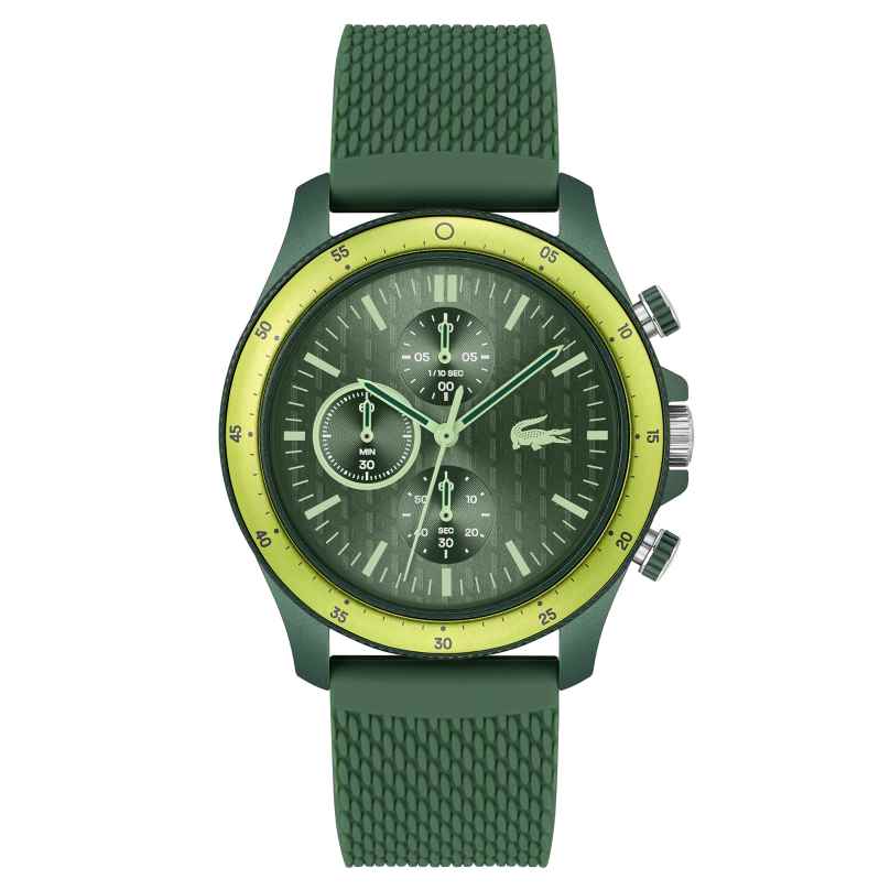 Lacoste 2011328 Men's Watch Neo Heritage Chronograph Green 7613272587082