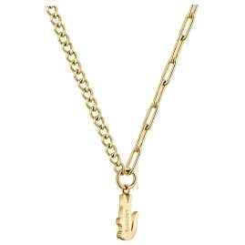 Lacoste 2040145 Women's Necklace Crocodile Gold Tone