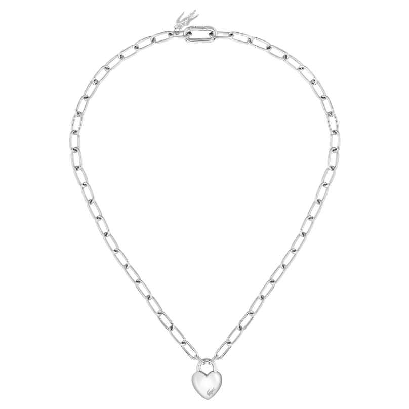 Lacoste 2040265 Ladies' Necklace Nola Heart Silver Tone 7613272563130