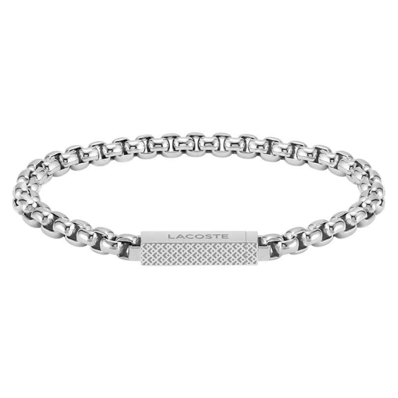 Lacoste 2040123 Men's Bracelet L'Essentiel Silver Tone 7613272510264