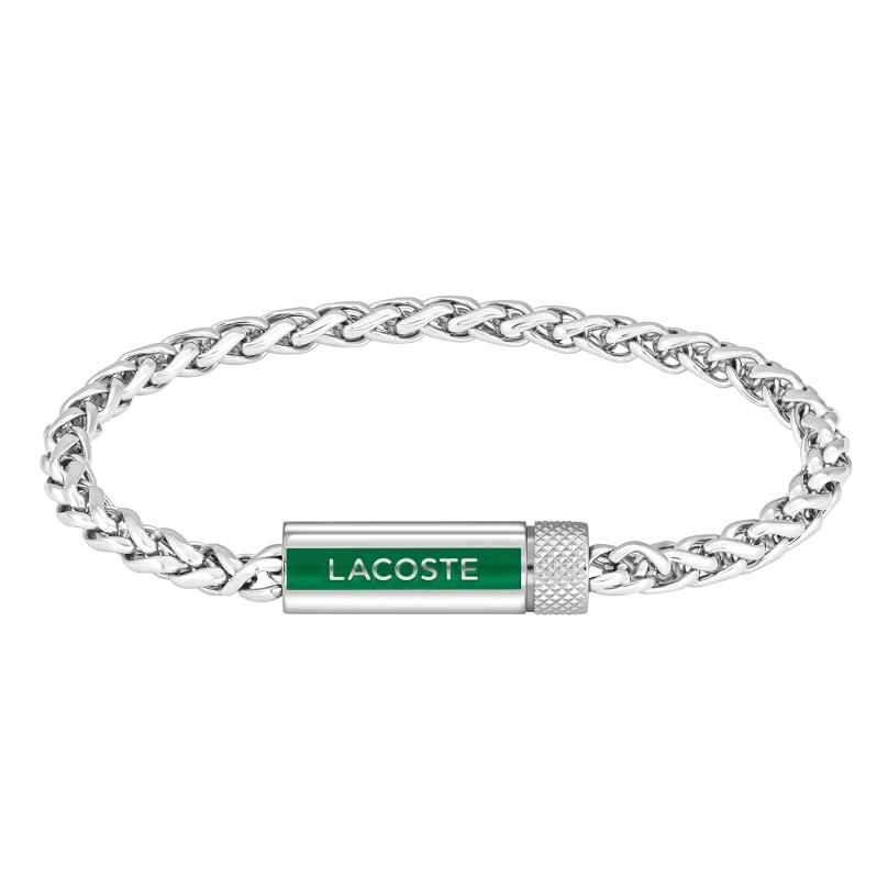 Lacoste 2040337 Men's Bracelet Spelt Silver Tone 7613272585293