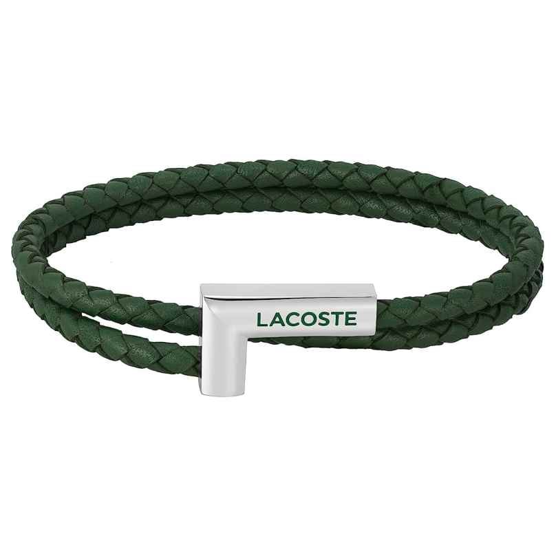 Lacoste 2040151 Men's Bracelet Swarm Green Leather 7613272522441