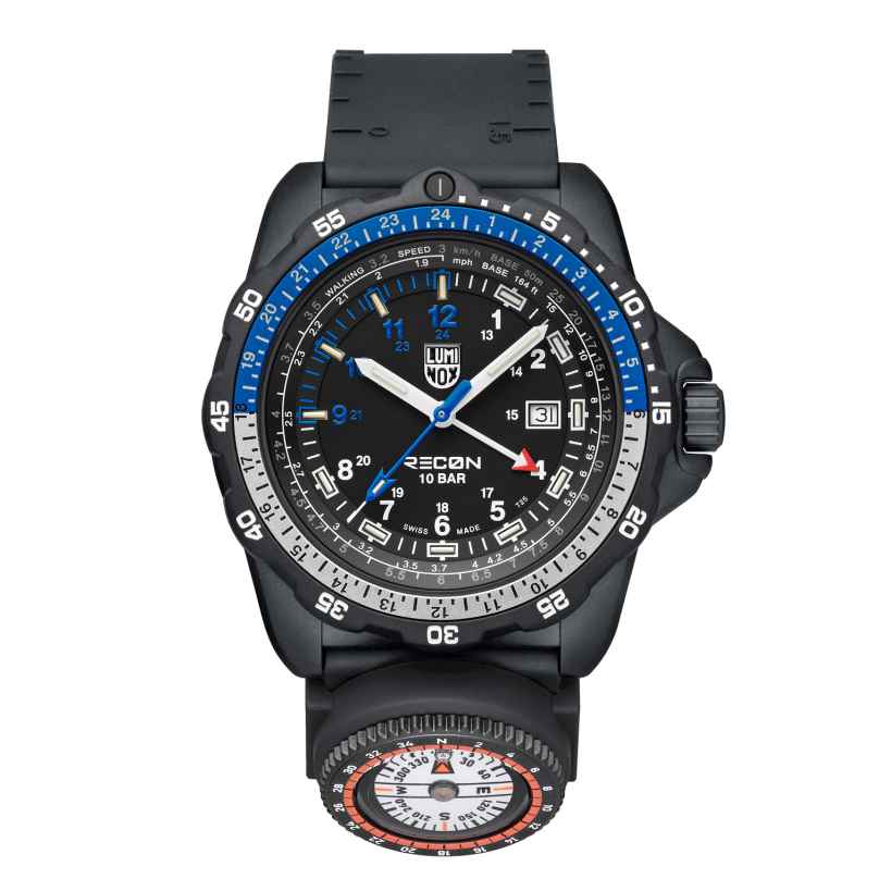 Luminox XL.8833 Men's Watch Recon GMT Black/Blue 7611382678324