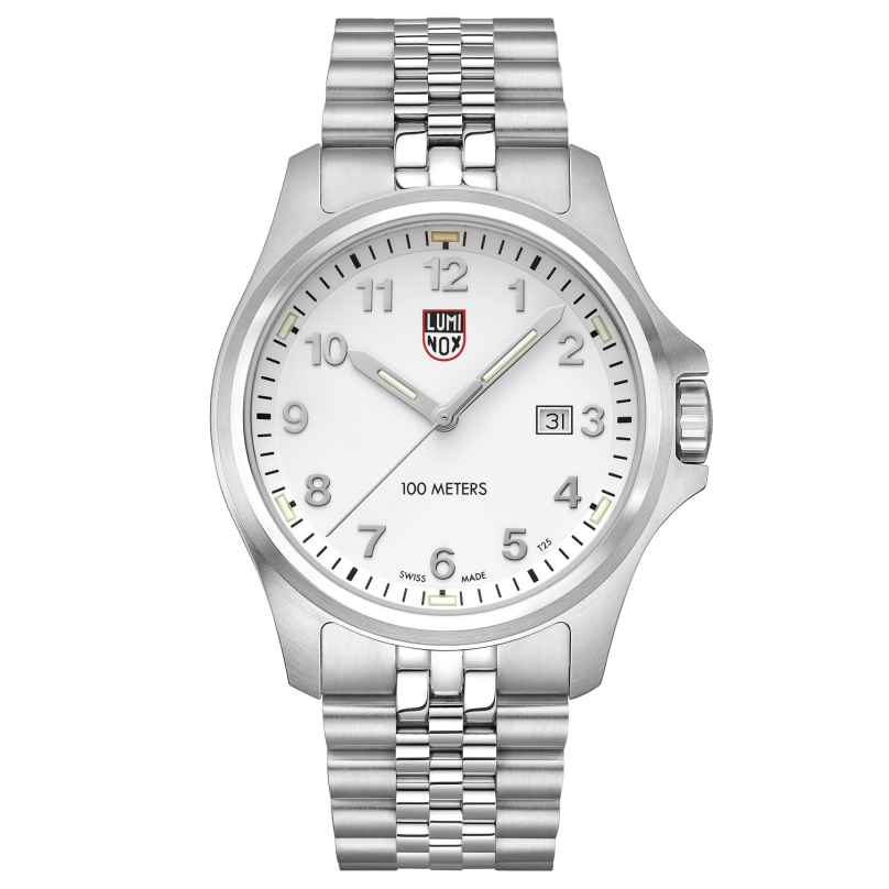 Luminox XL.2527 Men's Watch Dress Field Quartz Steel/White 7611382670991