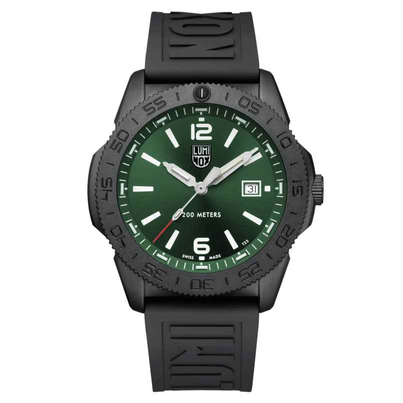Luminox XS.3137.B Men's Diver's Watch Quartz Pacific Diver Black/Green 7611382680075