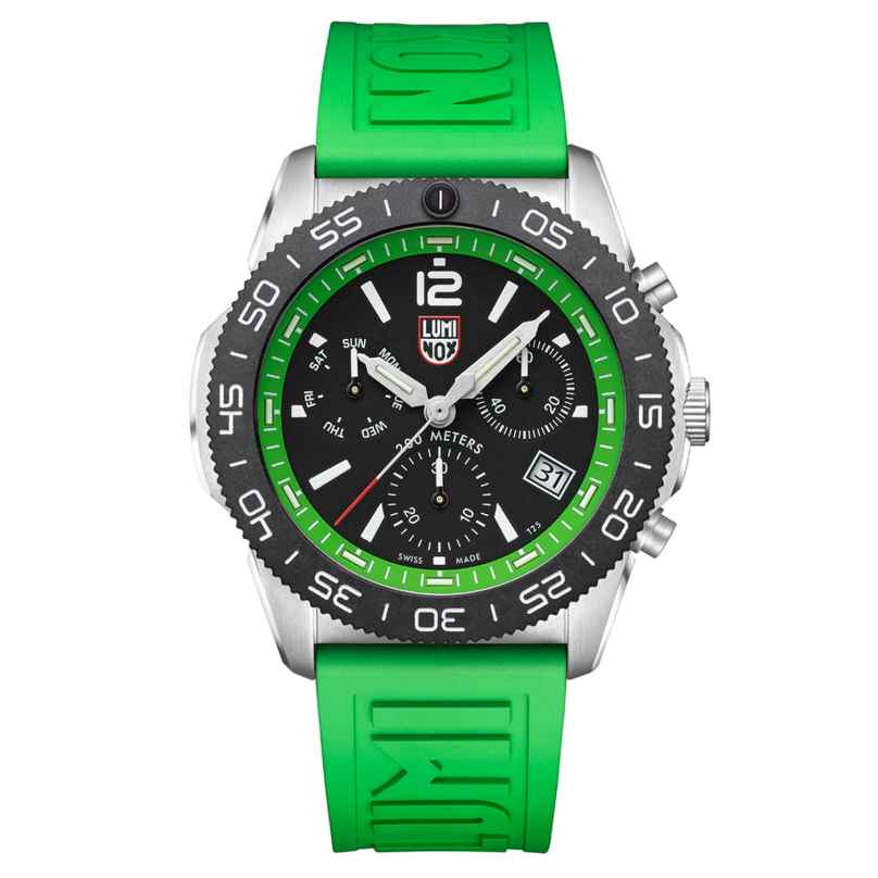 Luminox XS.3157.NF Men's Diver's Watch Chrono Pacific Diver Green/Black 7611382619259