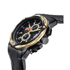 Ducati DTWGC2019102 Men's Wristwatch Chronograph Black/Gold Tone