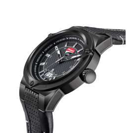 Ducati DTWGB2019702 Men's Watch with Black Leather Strap