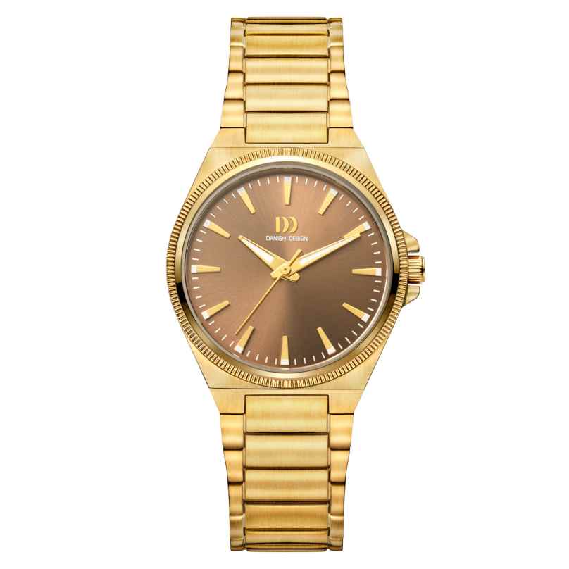 Danish Design IV87Q1303 Damenuhr DKx Pro Goldfarben/Haselnussbraun 8718569043506