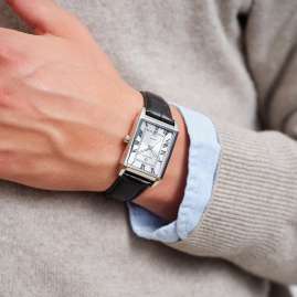 Gant G197001 Herren-Uhr Staten Island Rechteckig Schwarz