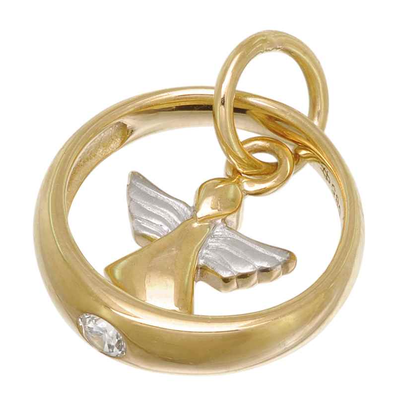 trendor 28209 Christening Ring Pendant Gold 585 / 14K 4262511282092