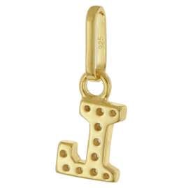 trendor 28266-L Women's Necklace With Letter L Gold-Plated 925 Silver