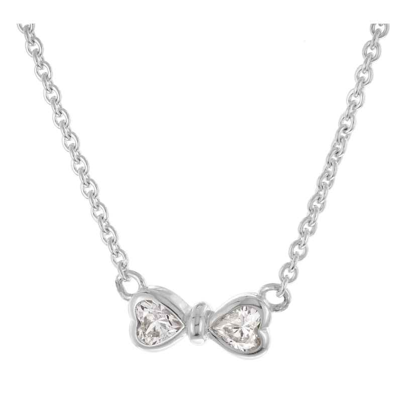 trendor 28343 Damen-Kette 925 Silber Rhodiniert Zirkonia Collier 4262511283433
