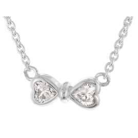 trendor 28343 Damen-Kette 925 Silber Rhodiniert Zirkonia Collier