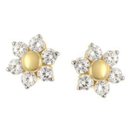 trendor 28348 Ladies' Stud Earrings Gold-Plated 925 Silver