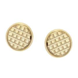 trendor 28461 Women's Stud Earrings 333 / 8K Gold Ø 6 mm