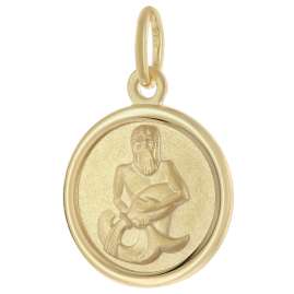 trendor 28468-02 Kinder Sternzeichen Wassermann Gold 333 mit vergoldeter Kette
