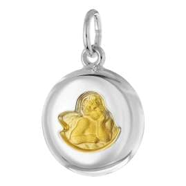 trendor 28602 Kinder-Kette mit Engel-Anhänger 925 Silber