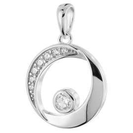 trendor 28414 Women's Necklace 925 Silver With Cubic Zirconia Pendant